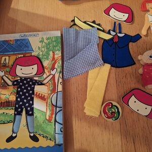Beautiful Madeline Doll Toy Pretend Playsets: Felt, Woodkins Collectible RARE